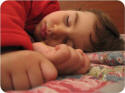 Child sleeping with greater self esteem